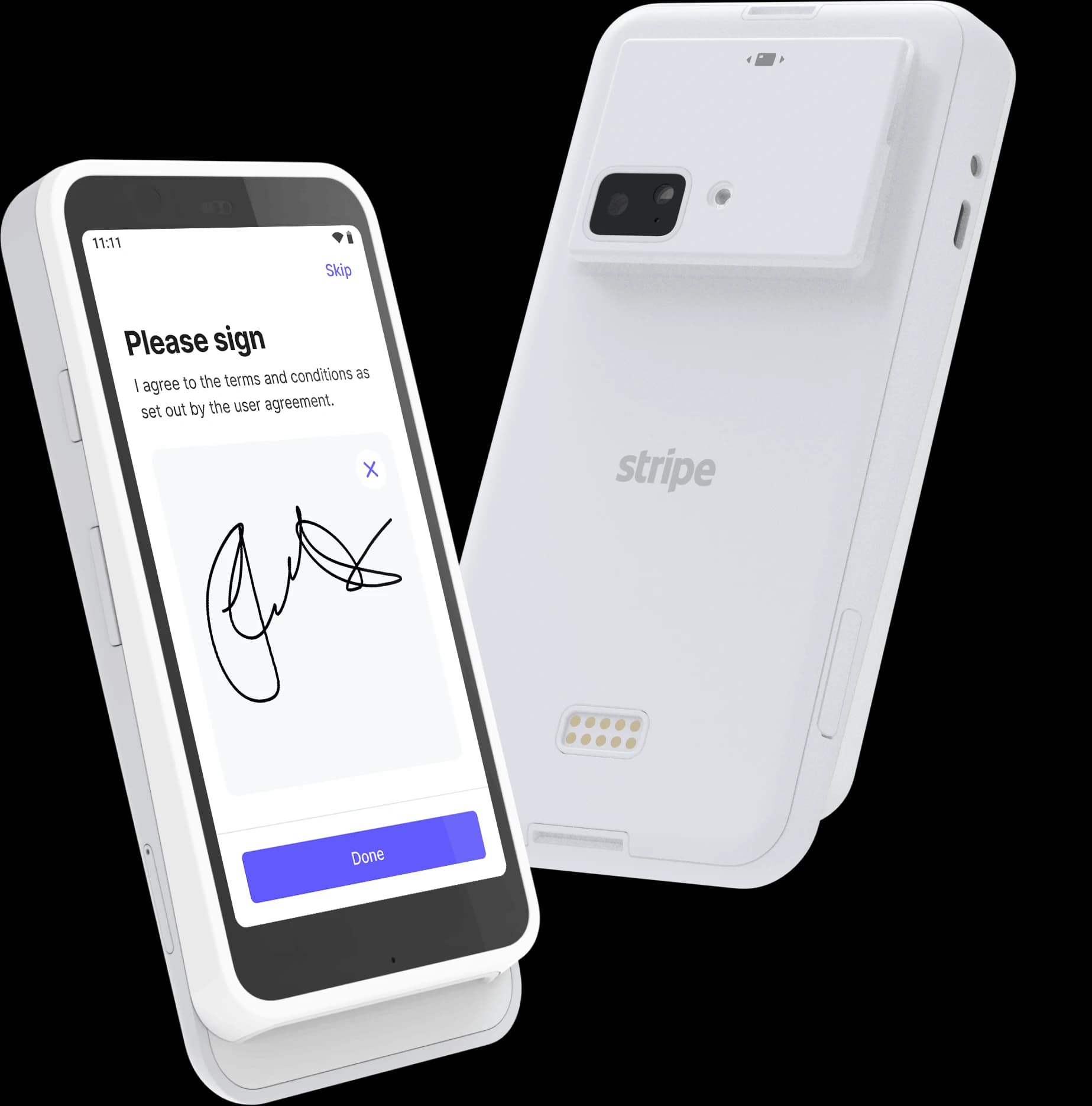Stripe S710 handheld card reader supported by Autopilot